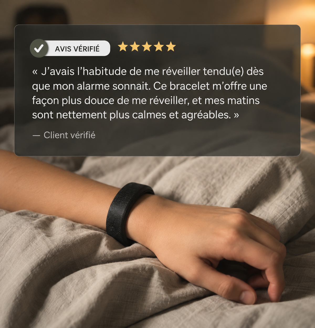 EVEA - Réveil Douceur | Bracelet Réveil Silencieux à Vibrations